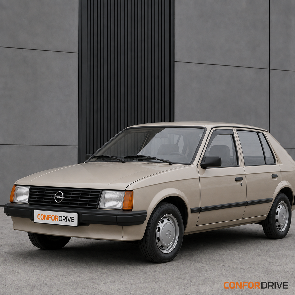 Opel Kadett D 1979-1984, 5 portas com chuventos dianteiros CONFORDRIVE