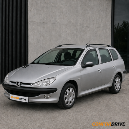 Peugeot 206 SW 1998-2007, 5 portas com chuventos dianteiros CONFORDRIVE