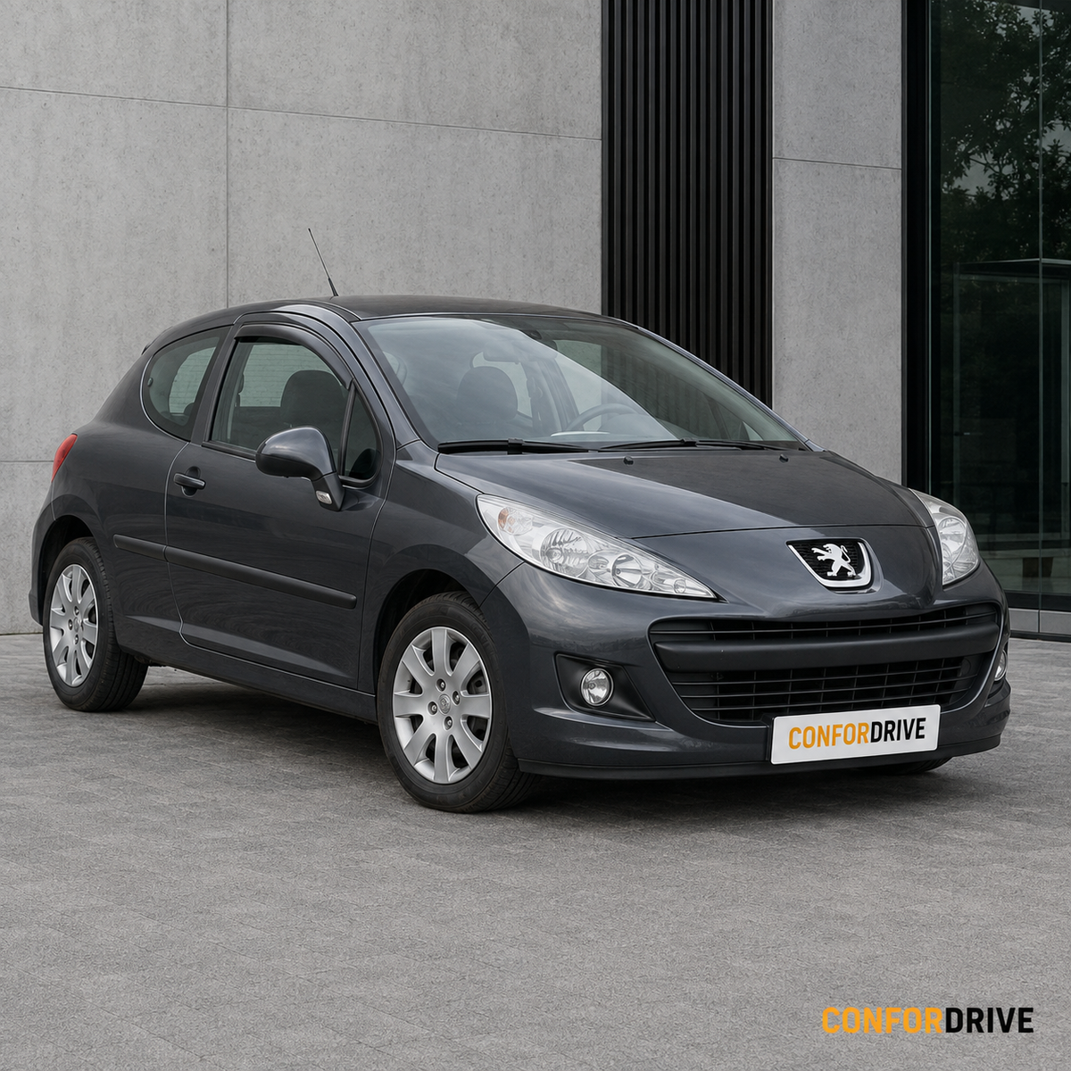 Peugeot 207 2006-2014, 3 portas com chuventos dianteiros CONFORDRIVE