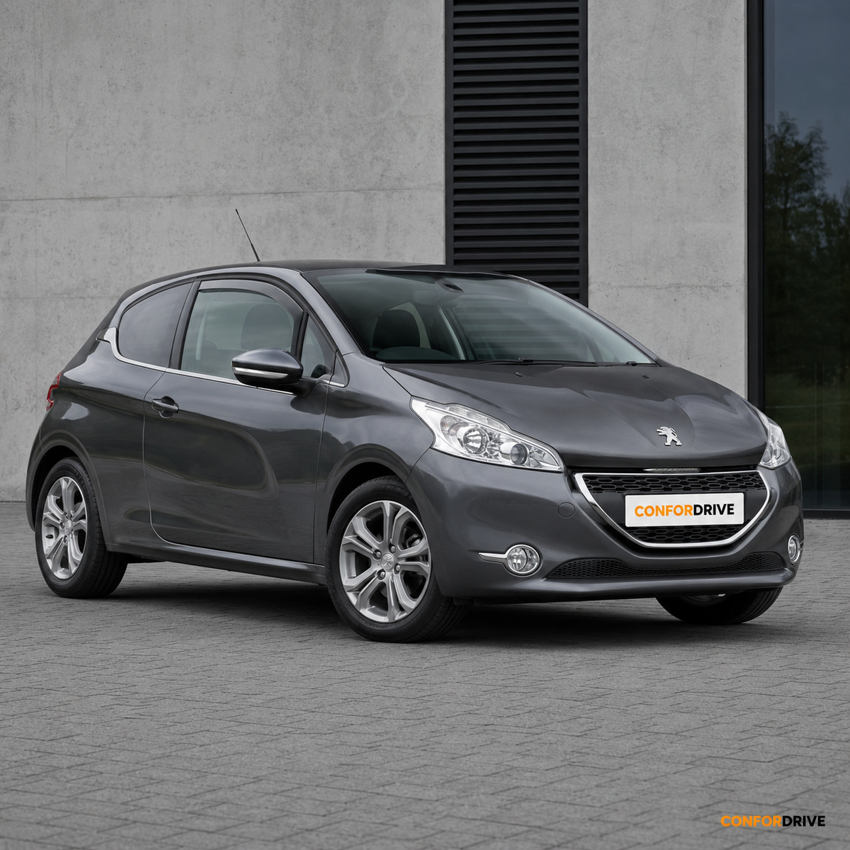 Peugeot 208 2012-2019, 3 portas com chuventos dianteiros CONFORDRIVE