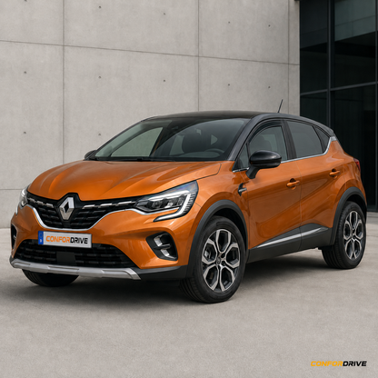 Renault Captur II desde 2019 com chuventos interiores nas portas da frente CONFORDRIVE