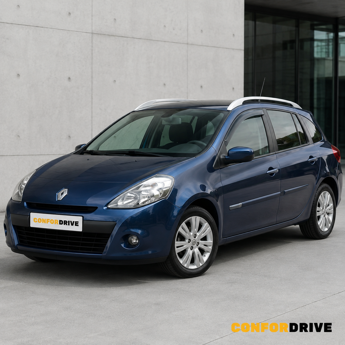 Renault Clio Grand Tour 2008-2013 com chuventos interiores nas portas da frente