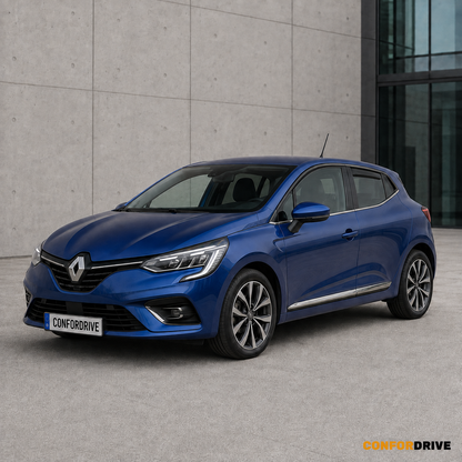 Renault Clio V 2019-2025 com chuventos interiores nas portas traseiras