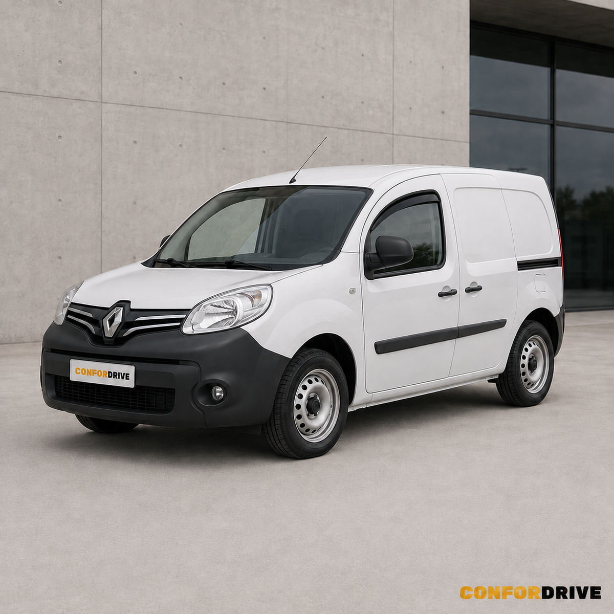 Renault Kangoo II Van 2008-2021 com chuventos interiores dianteiros CONFORDRIVE