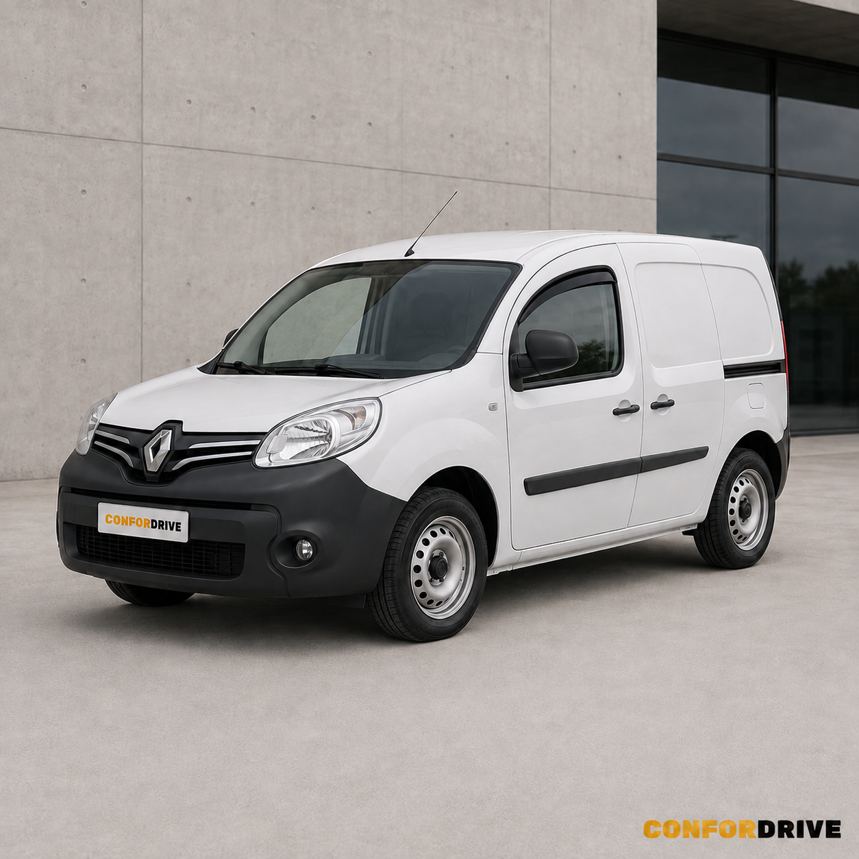 Renault Kangoo II Campos 2008-2021 com chuventos interiores dianteiros CONFORDRIVE