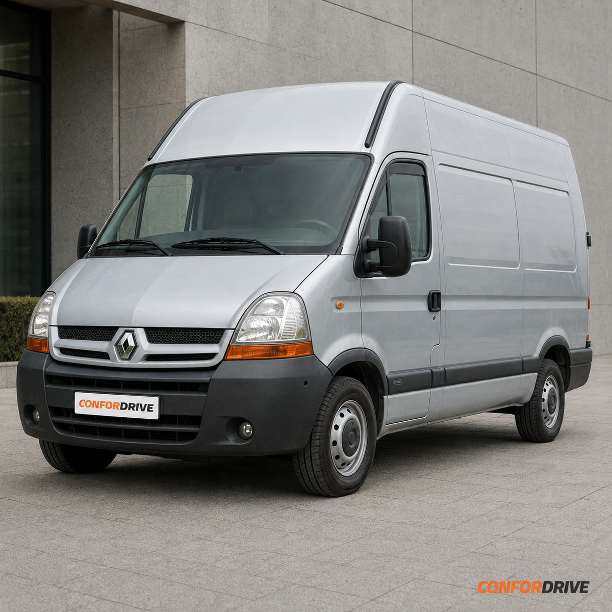 Renault Master II 1997-2010 com chuventos interiores nas portas da frente CONFORDRIVE