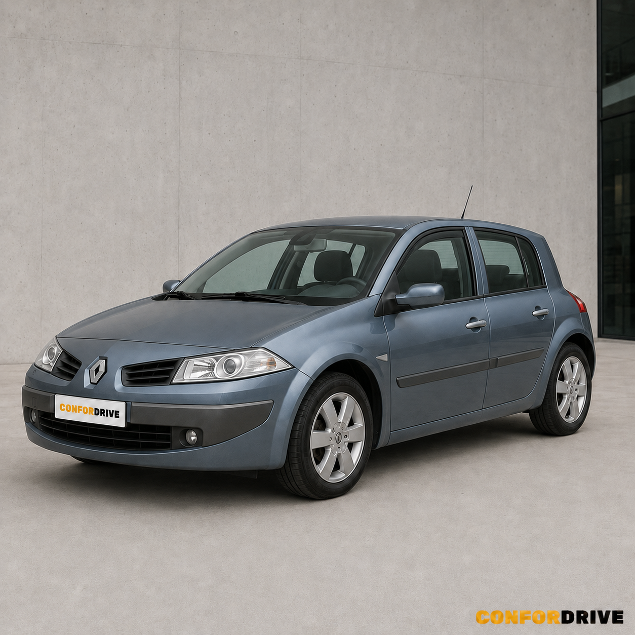 Renault Megane II 2002-2008 5 portas com chuventos interiores dianteiros CONFORDRIVE