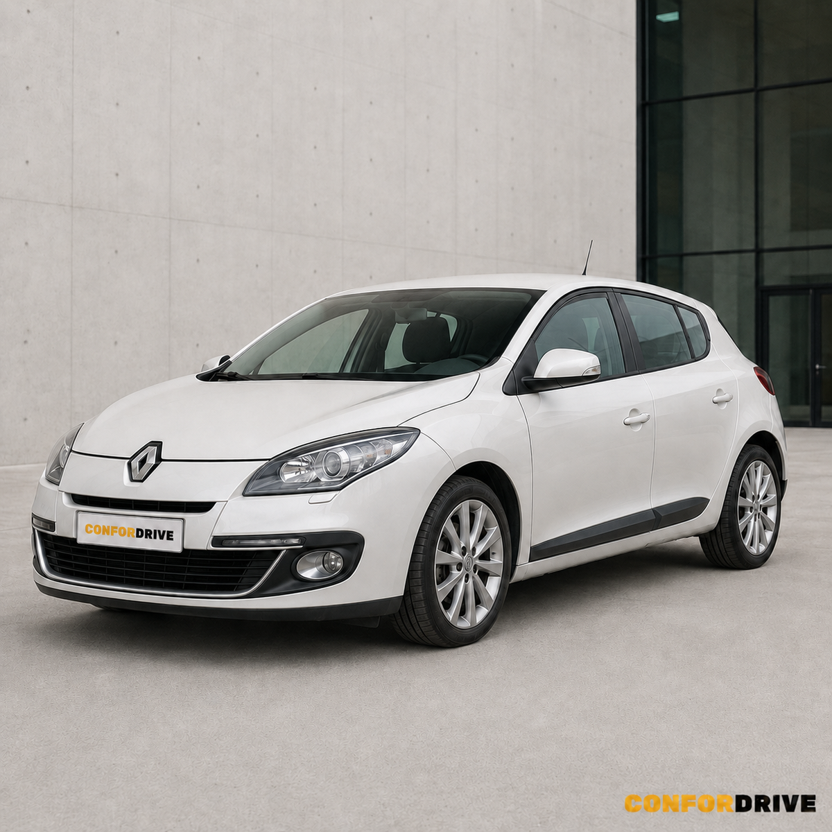 Renault Megane III 2009-2016 5 portas com chuventos interiores dianteiros CONFORDRIVE