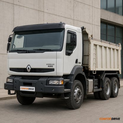 Renault Premium Kerax desde 1996 com chuventos interiores nas portas da frente CONFORDRIVE