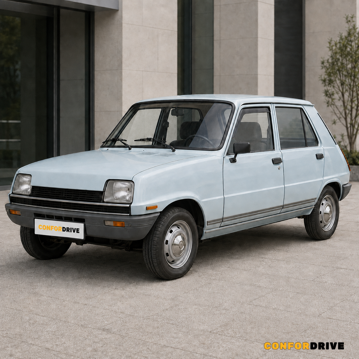 Renault 5 1975-1985 de 4 portas com chuventos interiores dianteiros CONFORDRIVE