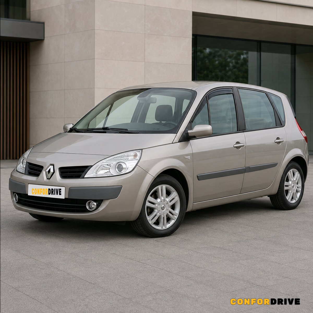 Renault Scenic II 2003-2009 com chuventos interiores dianteiros CONFORDRIVE