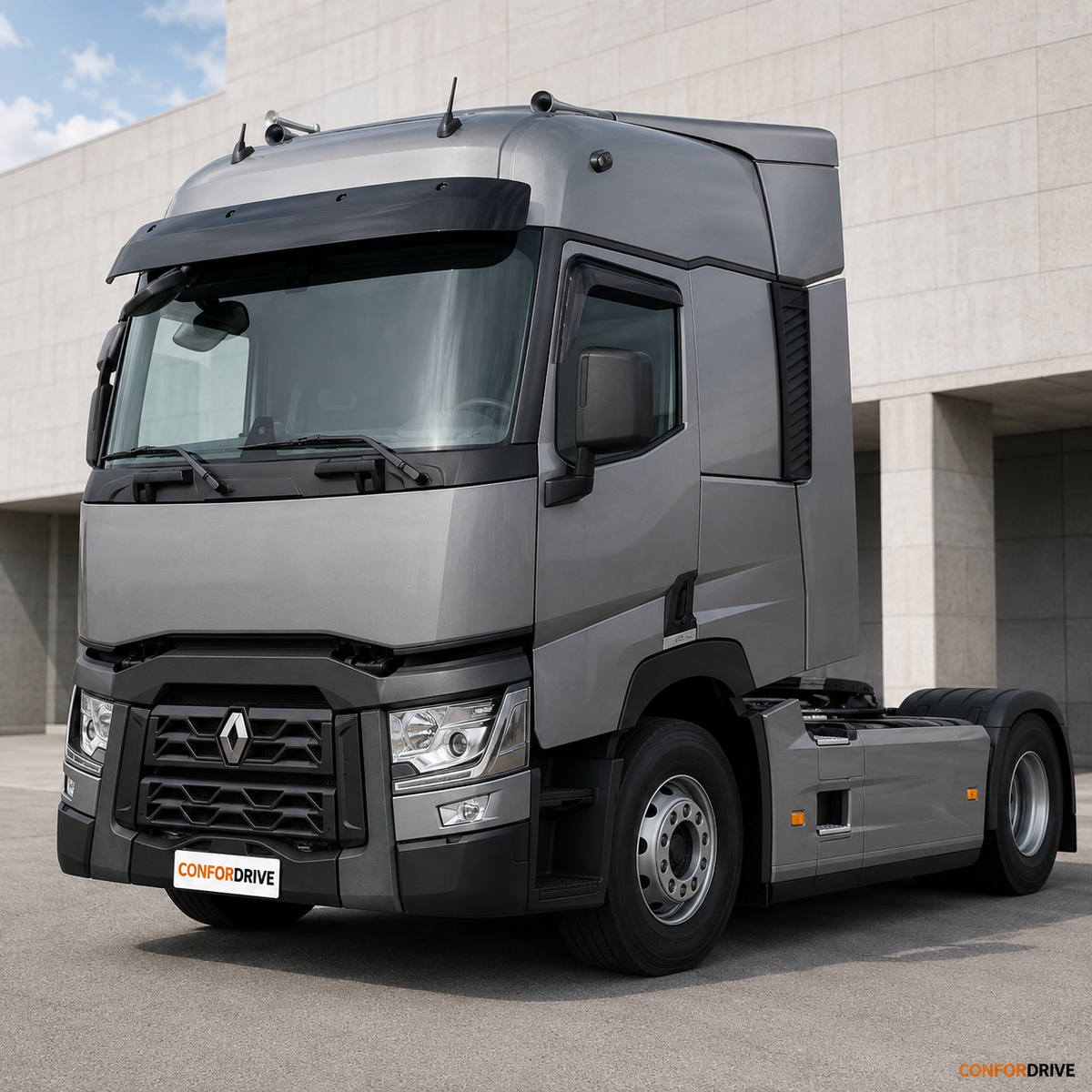 Renault T DE13 desde 2014 com chuventos interiores nas portas da frente CONFORDRIVE