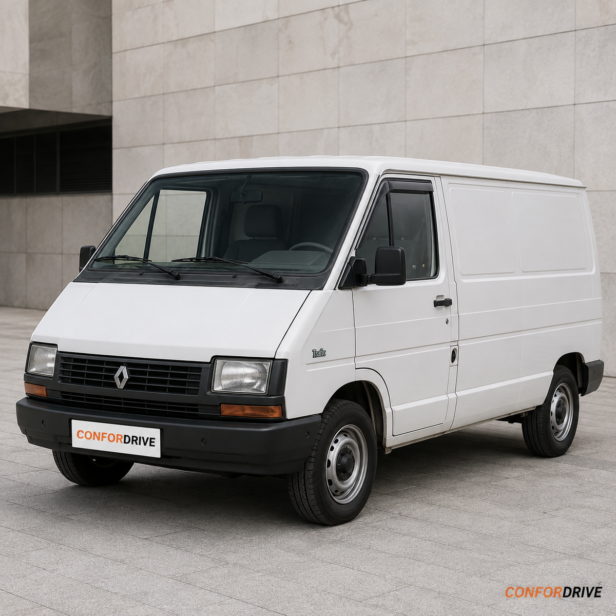 Renault Trafic I 1981-2001 com chuventos interiores nas portas da frente CONFORDRIVE