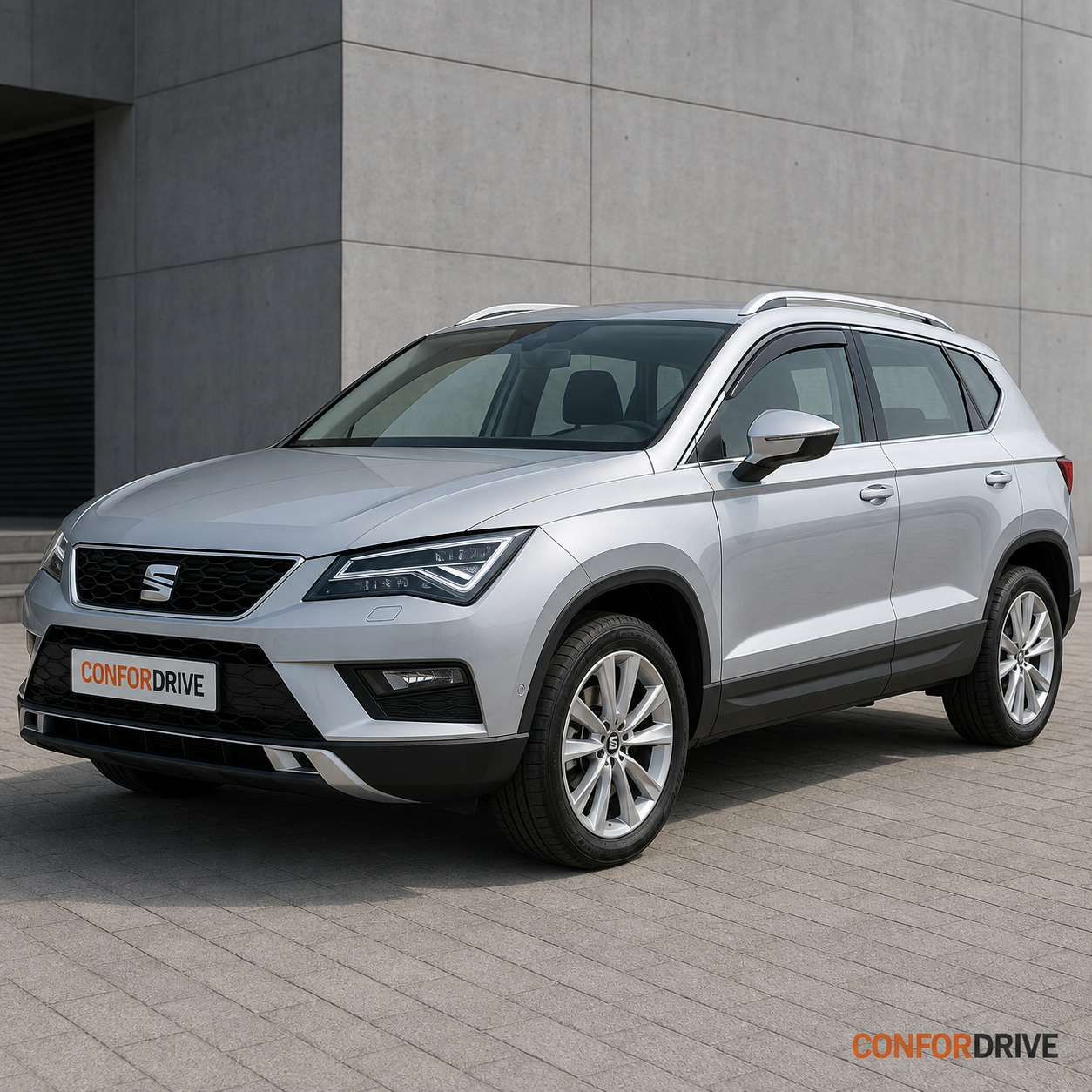 SEAT Ateca 2016 com chuventos dianteiros CONFORDRIVE