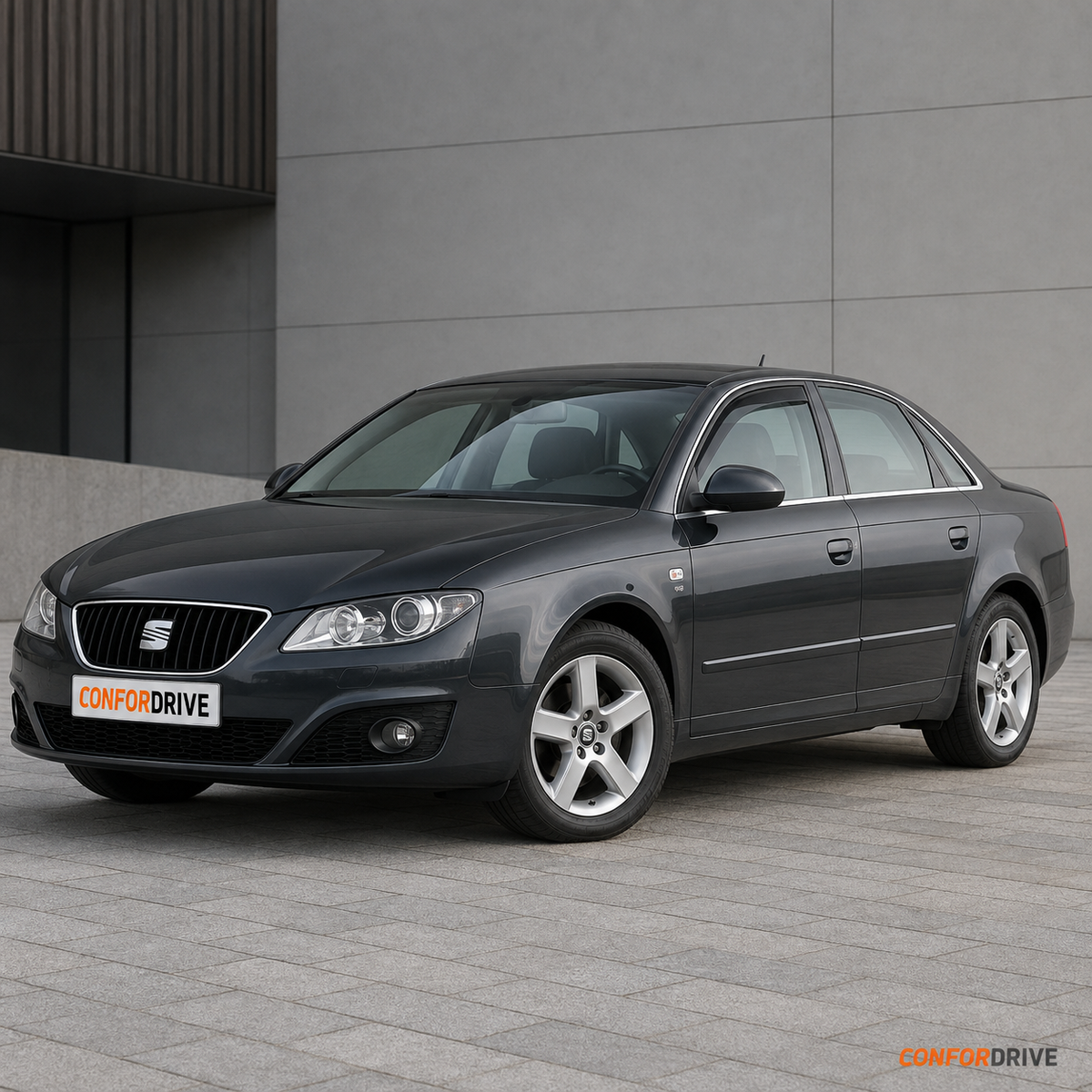 SEAT Exeo Sedan 2009-2013 com chuventos dianteiros CONFORDRIVE