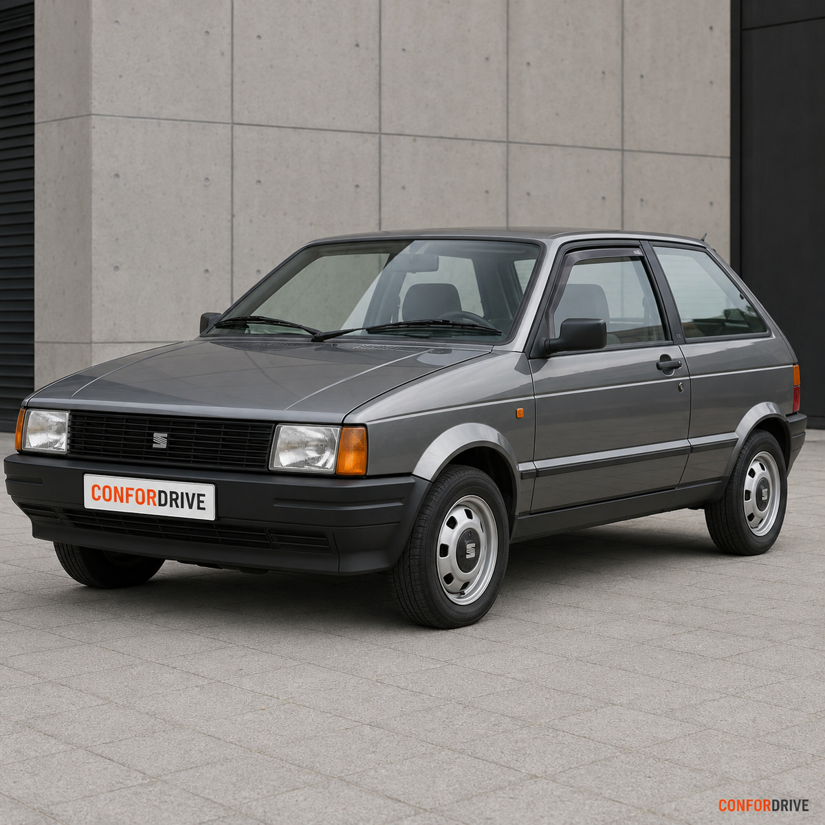 SEAT Ibiza 1984-1993 de 3 portas com chuventos dianteiros CONFORDRIVE