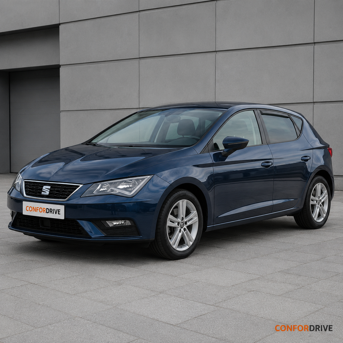 SEAT Leon III 2012-2020 com chuventos interiores apenas nas portas traseiras CONFORDRIVE