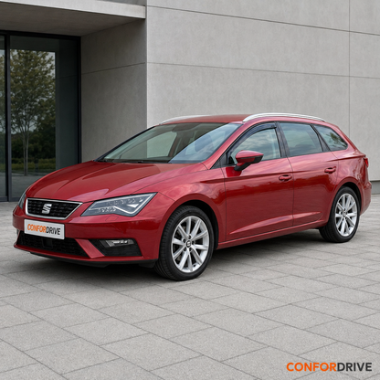 SEAT Leon III ST 2012-2020 com chuventos interiores nas portas da frente CONFORDRIVE