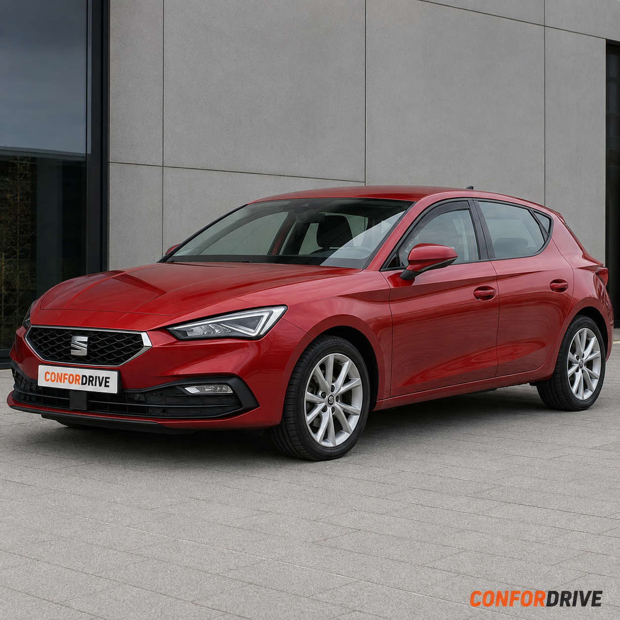 SEAT Leon IV desde 2021 com chuventos interiores nas portas da frente CONFORDRIVE