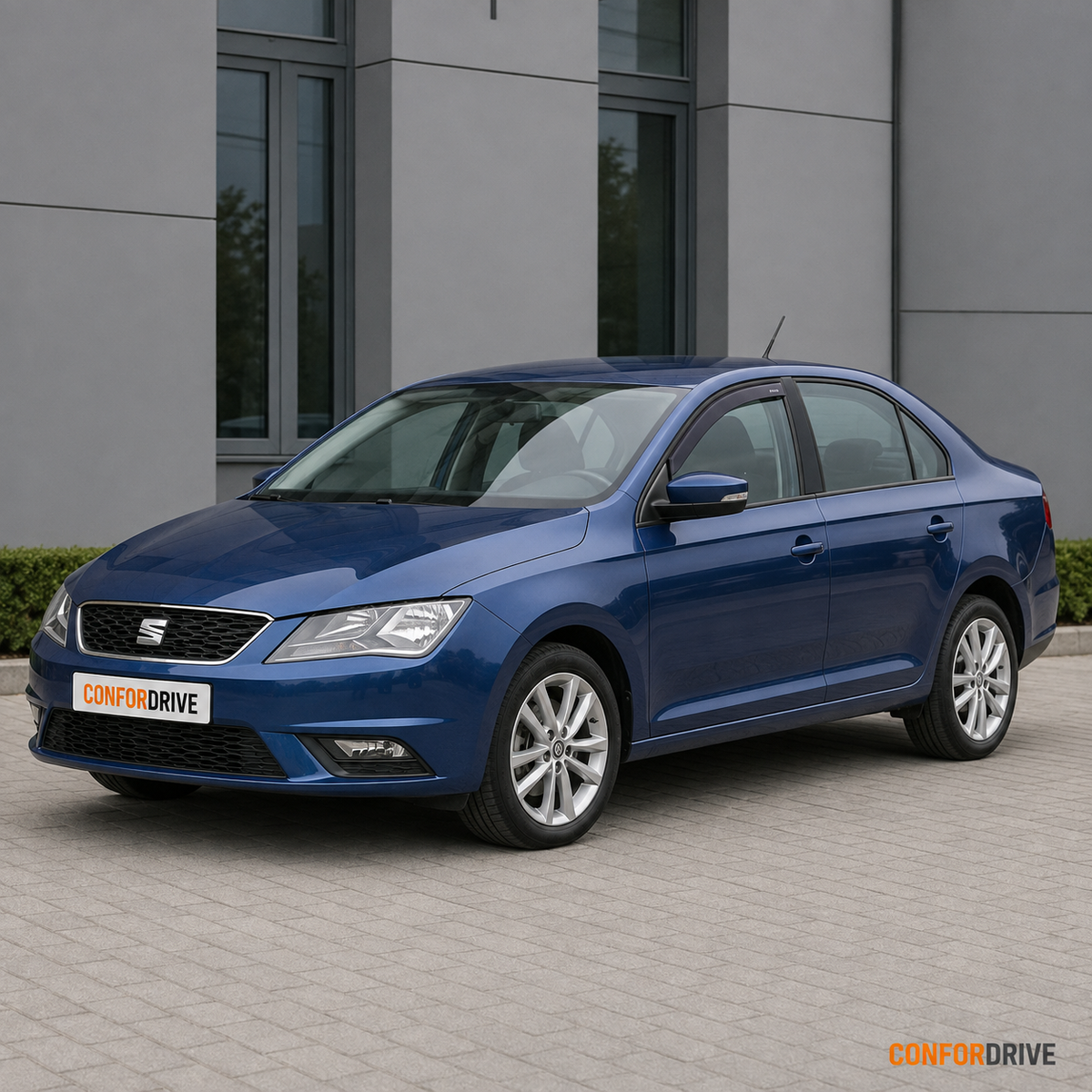 SEAT Toledo Mk4 2012-2019 com chuventos interiores nas portas da frente CONFORDRIVE