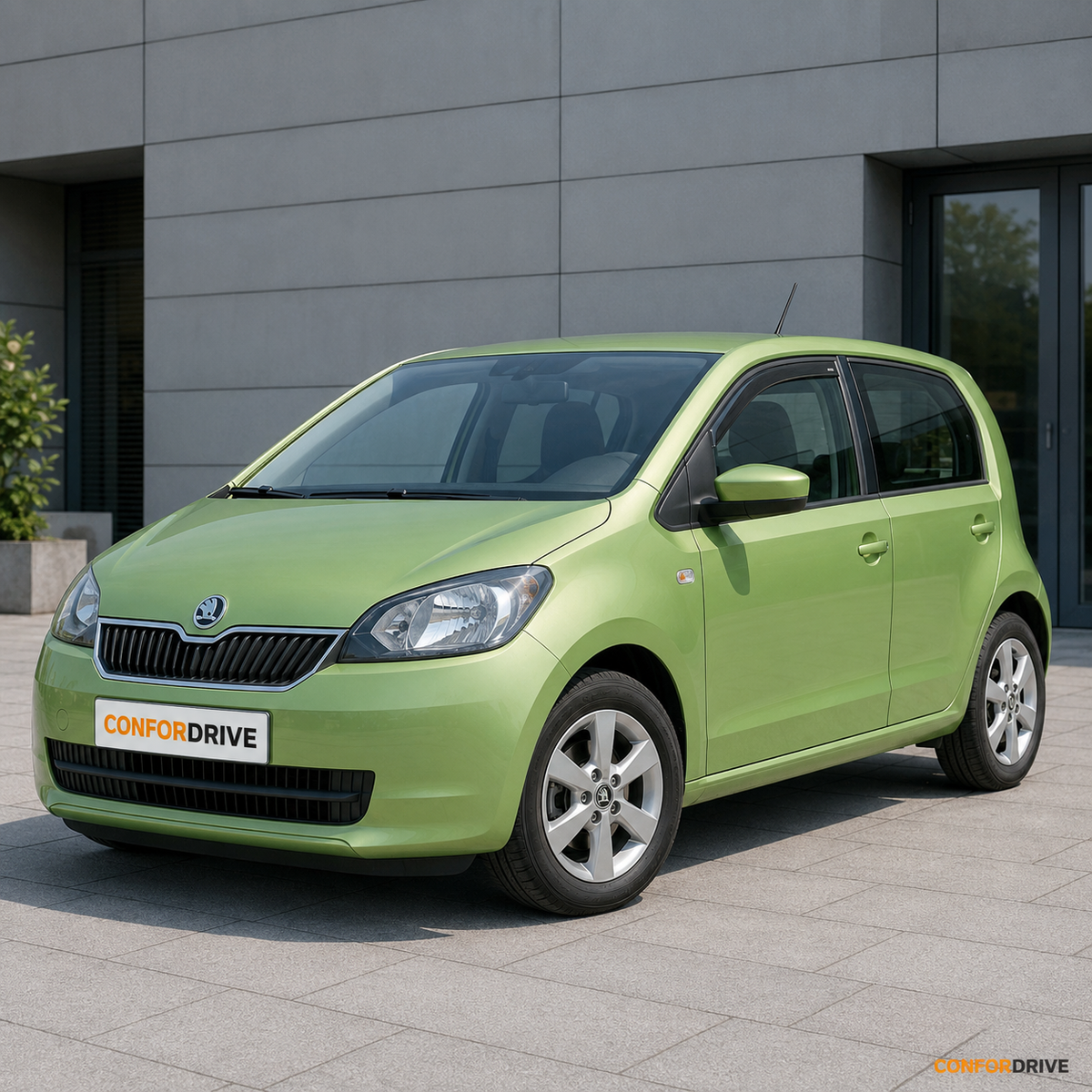 SKODA Citigo 2012-2019 com chuventos dianteiros CONFORDRIVE