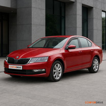 SKODA Octavia III Sedan 2013-2020 com chuventos dianteiros CONFORDRIVE