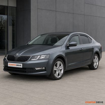 SKODA Octavia III Sedan 2013-2020 com chuventos dianteiros e traseiros CONFORDRIVE