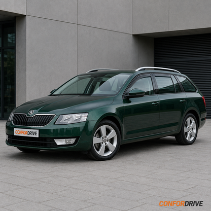 SKODA Octavia III SW 2013-2020 com chuventos dianteiros e traseiros CONFORDRIVE