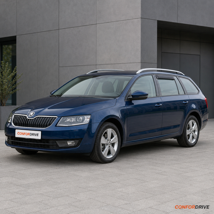 SKODA Octavia III SW 2013-2020 com chuventos traseiros CONFORDRIVE