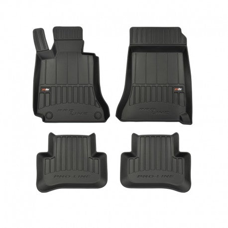 Tapetes de borracha 3D Mercedes-Benz Classe C S204 Touring 2007–2014