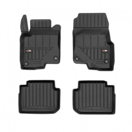 Tapetes de borracha 3D Smart Forfour W454 4 bancos 2004–2006