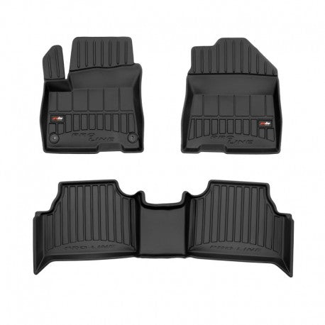 Tapetes de borracha 3D Hyundai Kona SUV 2017–2022
