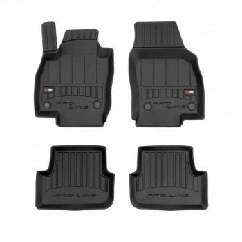 Tapetes de borracha Premium 3D Volkswagen Polo AW 2017–atualidade