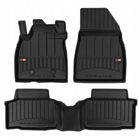 Tapetes de borracha 3D Dacia Duster III Gasolina ou Diesel 2024–atualidade