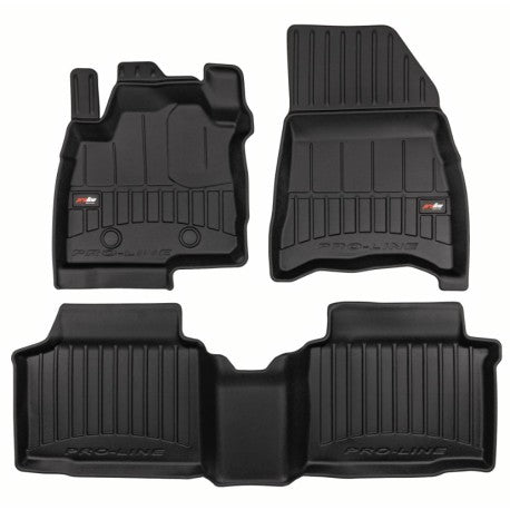 Tapetes de borracha 3D Dacia Duster III Mild Hybrid 48V 2024–atualidade