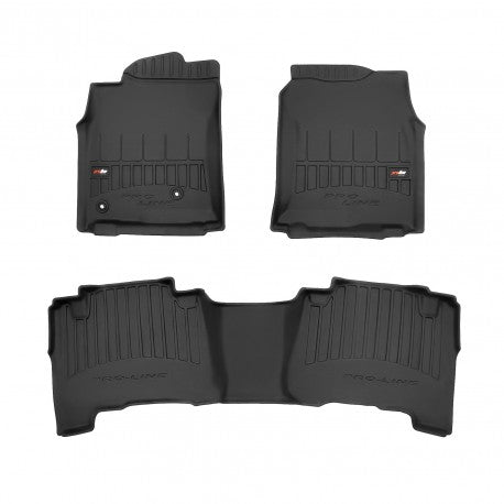 Tapetes de borracha 3D Toyota Land Cruiser 120 longo 2002–2009