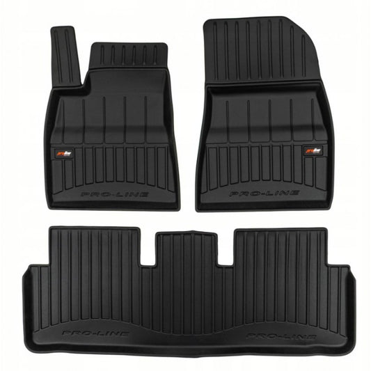 Tapetes de borracha Premium 3D Tesla Model 3 Highland 2024–presente