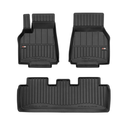 Tapetes de borracha Premium 3D Tesla Model Y 2020–2024