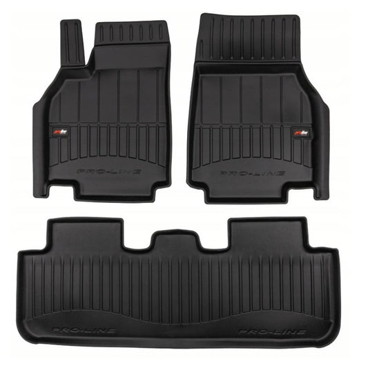 Tapetes de borracha Premium 3D Tesla Model Y Juniper 2025–presente
