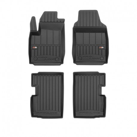 Tapetes de borracha 3D Fiat 500C 2009–2014