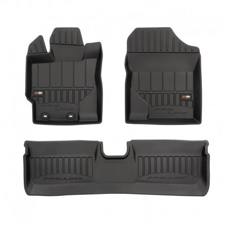 Tapetes de borracha 3D Toyota Yaris 3 ou 5 portas 2017–2020