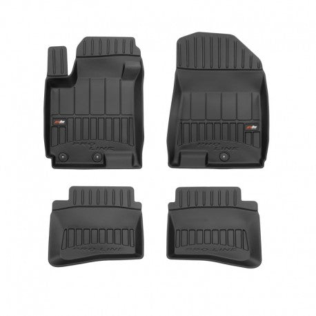 Tapetes de borracha 3D Hyundai i20 2015–2019