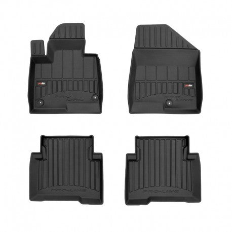 Tapetes de borracha 3D Hyundai Santa Fé 5 bancos 2012–2018