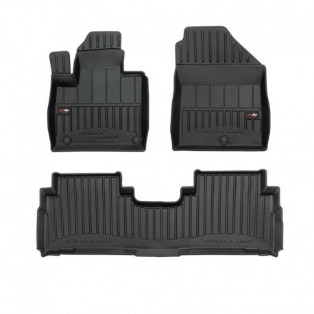Tapetes de borracha 3D Kia Sorento 5 bancos 2015–2019