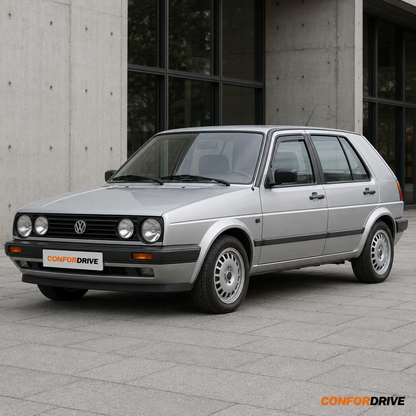 Volkswagen Golf II 5 portas com chuventos interiores CONFORDRIVE