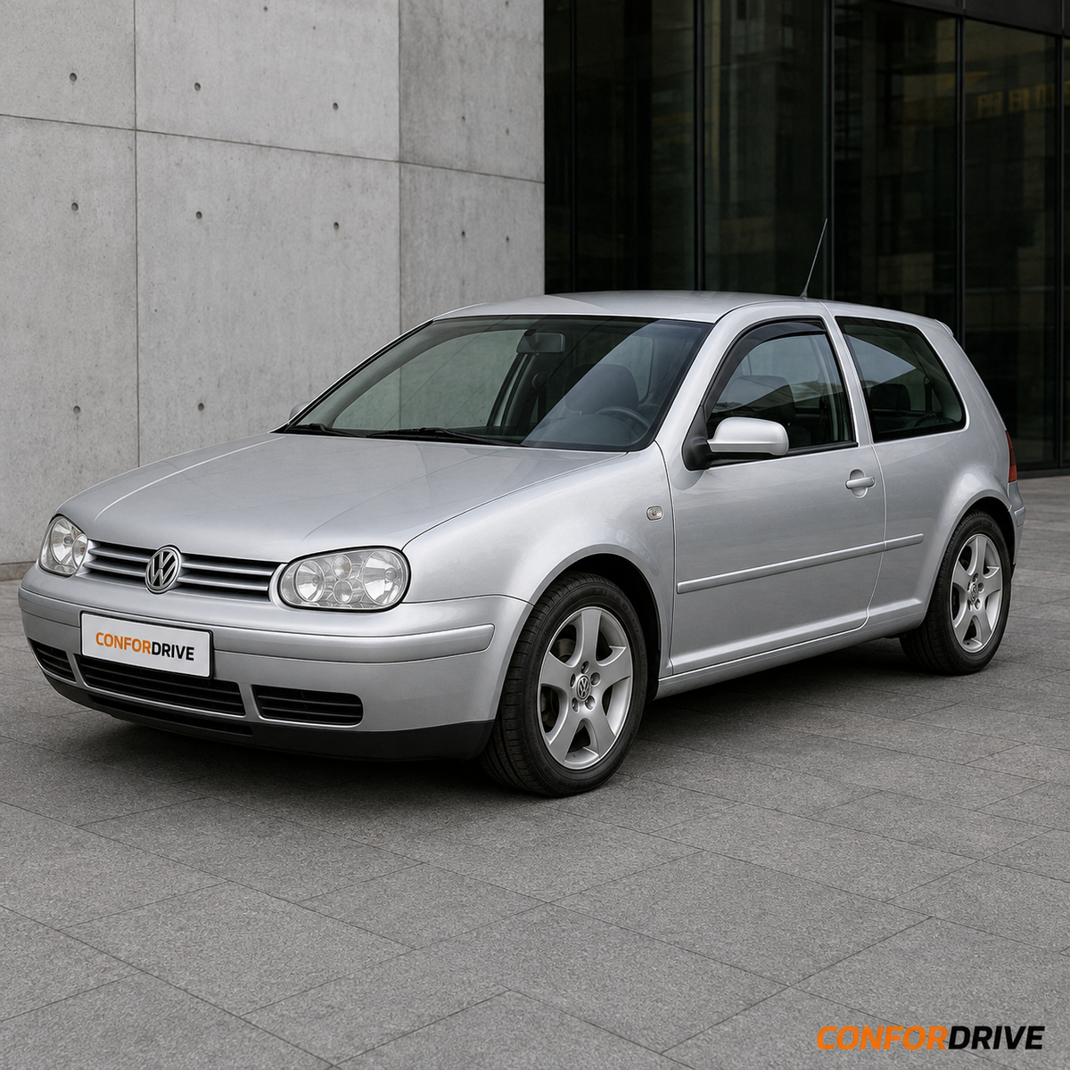 Volkswagen Golf IV 3 portas com chuventos interiores CONFORDRIVE