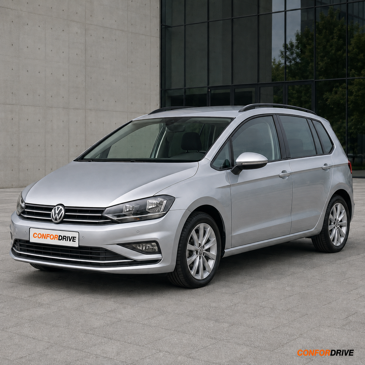 Volkswagen Golf Sportsvan com chuventos interiores dianteiros CONFORDRIVE