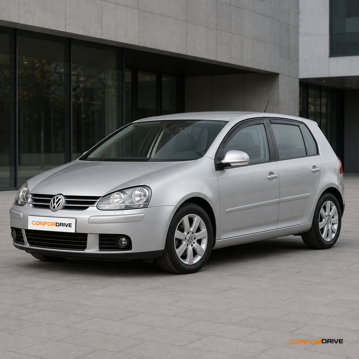 Volkswagen Golf V 5 portas com chuventos à frente e atrás CONFORDRIVE