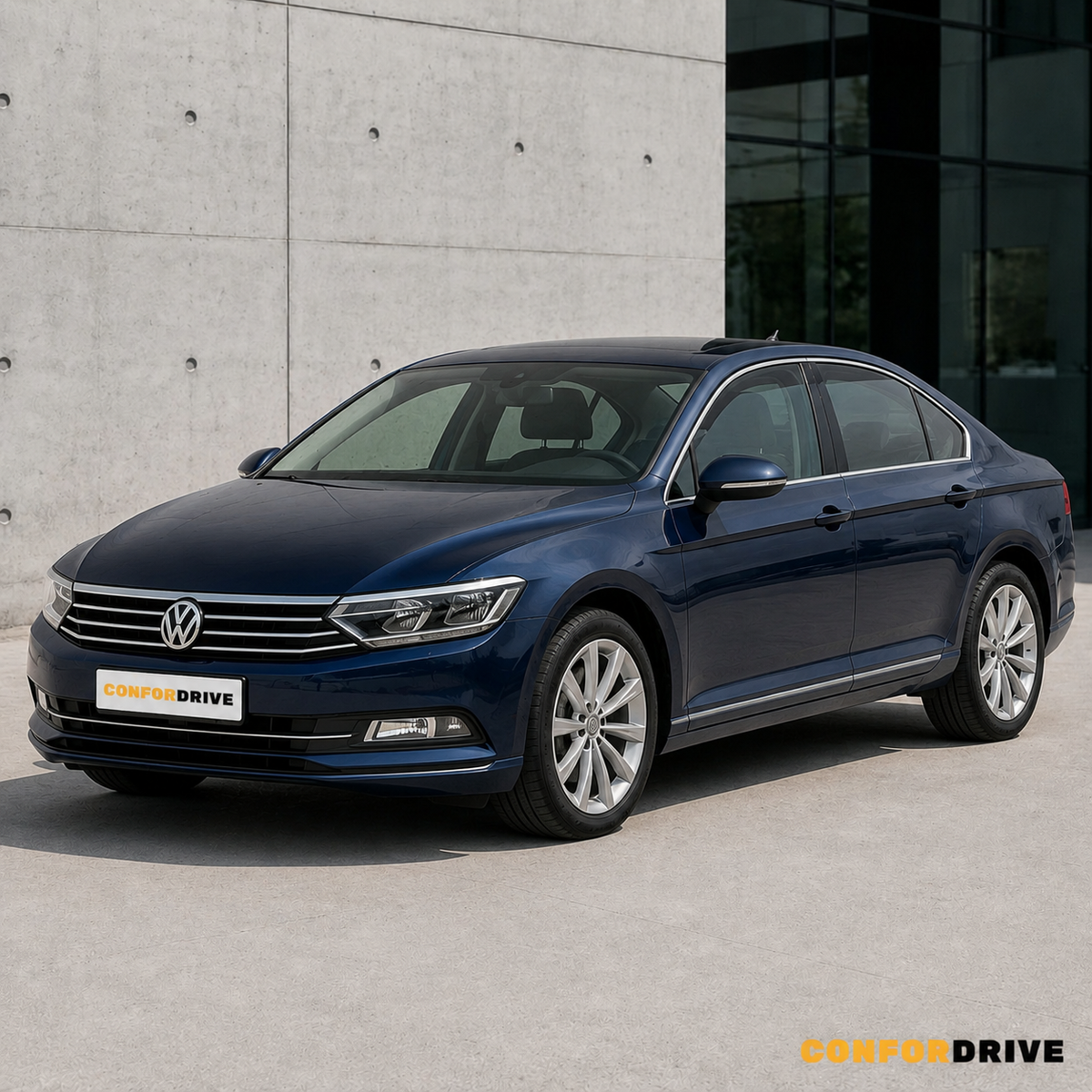 Volkswagen Passat 2014-2023 com chuventos interiores CONFORDRIVE