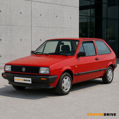 Volkswagen Polo II 1986-1994 com chuventos interiores CONFORDRIVE